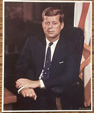 President John F. Kennedy Early 60's Promotional Picture 8
