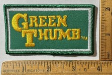 Vintage Green Thumb Lawn & Garden Brand Iron On Patch True Value Hardware Store picture