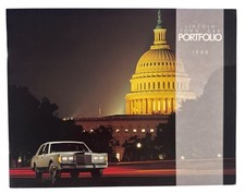 Original 1988 Lincoln Town Car Portfolio Color Sales Brochure picture