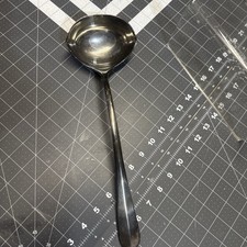 Vintage PUNCH BOWL LADLE Raimond Silverplate Large Heavy 13