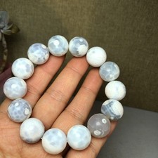 1pcs wholesale Natural sakura rough Crystal chain beads bracelet 15-16mm A2792 picture