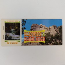 c1970s Deadwood & Black Hills SD Mt Rushmore 20 Color View Album Tourism E11 picture