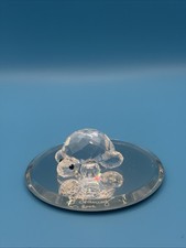Vintage SWAROVSKI Crystal Figurine TURTLE 7632-030 with original box. COA picture