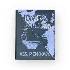 1954 USS RENDOVA Hunter Killer CRUISE BOOK US NAVY Far East VS-20 HS-4 Listed picture