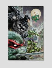 Batman/Teenage Mutant Ninja Turtles Crossover Giclee Print Poster 11x17 WallArt picture