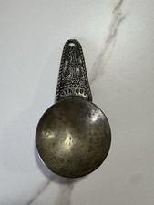 Crosby Taylor Tin Woodsman Pewter Bamboo Measuring  Spoon picture