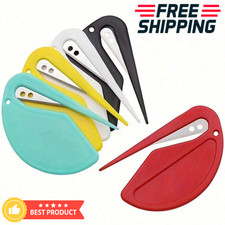 2PCS Letter Opener Cutter Open Office Envelope Knife Safe Guarded Sharp Blade  picture