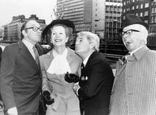 Comedians Eric Morecambe Ernie Wise join stars of Thames Televisio- Old Photo picture