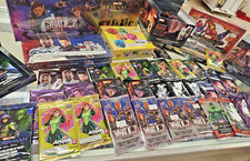 Huge Marvel Comic Card Collection W/ 1 Sealed Booster Pack, Autos, Inserts More picture