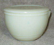 Small Vintage McKee Custard Bowl with Spout and Lid 2.75” h X 4.25” d picture