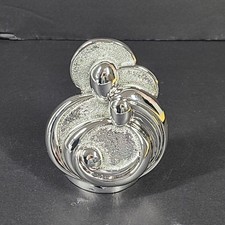 Modern Holy Family Mary Jesus Sculpture Silver Coated by Valenti picture