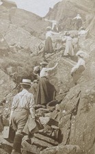 1907 Women In Dresses Climbing Mount Monodnock The Last Arrow New Hampshire RPPC picture