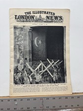 1938 The Illustrated London News Jerusalem British Army Magazine Vintage picture