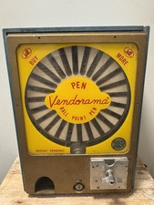 Working Vintage 1960's ¢25 Ball Point Pen Vendorama Vending Machine picture