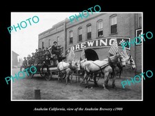 Anaheim California The Ahaheim Brewery Plant c1900 Old Large Historic Photo picture