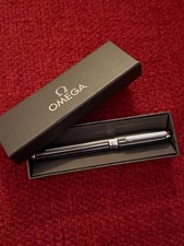 Omega Watch Executive Rollerball Pen, 0.6 Black Ink, Refillable, Luxury AD Gift picture