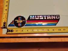 Ford Mustang Vintage 80s Prismatic Decal picture