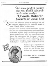 1924 Nabisco Uneeda Biscuits Vintage Print Ad Little Boy Raincoat picture