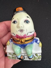 Astoria Limoges France Humpty Dumpty trinket Box Peint Main ltd ed 1239/5000  picture