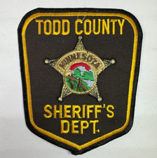 Todd County Sheriff Minnesota MN Patch Q2 picture