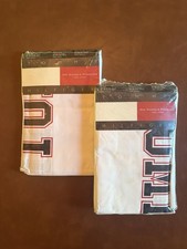 NEW Vintage Tommy Hilfiger Vintage Standard Pillowcases Name Spellout 1998 NIP picture