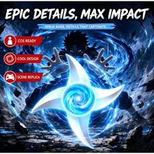 Naruto LED Rasenshuriken Prop Rotatable Multi-Color Light Cosplay Handheld Blade picture