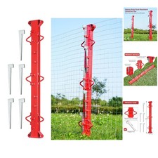 Heavy-Duty 4ft Fence Stretcher Bar with Wedges - Secure, Easy Installation Tool picture