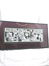 Original Broom Hilda Comic Strip Signed By Russell Myers  picture