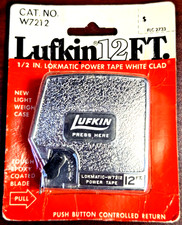 Lufkin Lokmatic W7212 Power Tape 12 Ft Tape Measure Vintage USA Sealed Package picture