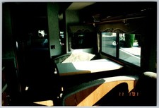 Vtg Color Snapshot Camper Rv Motorhome Interior Dinette Table Window 2001 picture