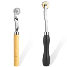 2 PCS Tracing Wheel, Professional Perforator Tool with Wooden Handle, Tracing... picture
