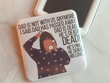 Dad's Dead Jackie Roseanne Refrigerator Magnet 2x2in picture