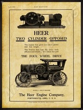 1912 Heer Engines, Portsmouth, OH NEW Metal Sign 24