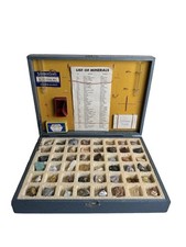 Vintage 1936 PORTER Chemical Company MINERALOGY KIT- NO.810 rock specimens picture