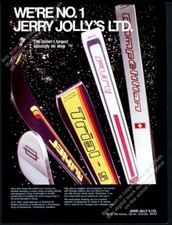 1978 Authier Competition Fury Trial skis photo Jerry Jolly Denver vtg print ad picture