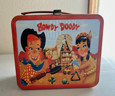 Vintage Howdy Doody metal lunchbox collectible tin lunch box picture