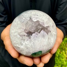 1.23LB Natural Agate Opening Smile Quartz Cluster Crystal Specimen Healing picture