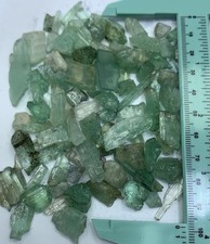 500 Ct  Kunzite Green Heat Crystal From Afghanistan picture