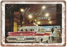 1957 Monarch Prestige Vintage Auto Ad Retro Look Reproduction Metal Sign AM4224 picture