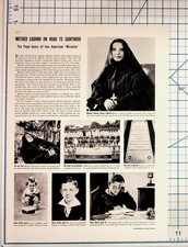 Mother Cabrini Sainthood Miracle Article 1940s Magazine Page Ephemera picture