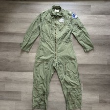 Vintage 60s Vietnam USAF K-2B Flight Suit • OG 107 Med Long Coveralls • 922d  picture