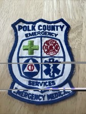 Vintage Polk County Florida Emergency Medical Services EMS Civil Patch  picture