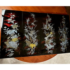 Vintage Oriental Panels - Set of 4  picture