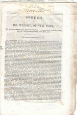 Martin Van Buren Free Frank On Senate Speech About U.S. And England Difficulties picture