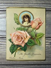 Antique 1890s The Youths Companion Boston Rose Magazine picture