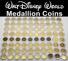 2025 & 2024 Walt Disney World Medallion Coins Gold Bronze Pick ones you want picture