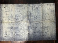 1940s Air cooled Motors Co. Engine ,  old Blueprint  6AC-264  6AC-298 picture