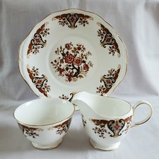 Colclough Royale 8525 Pattern Creamer Sugar Dessert Serving Plate Set England picture