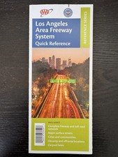 AAA Road Map-The Map of Quick Refence Series-Los Angeles Area Freeway System picture