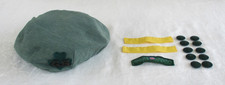 Vintage Girl Scout Leaders Medium Hat, 10 Buttons and Patches 1950's -60's picture